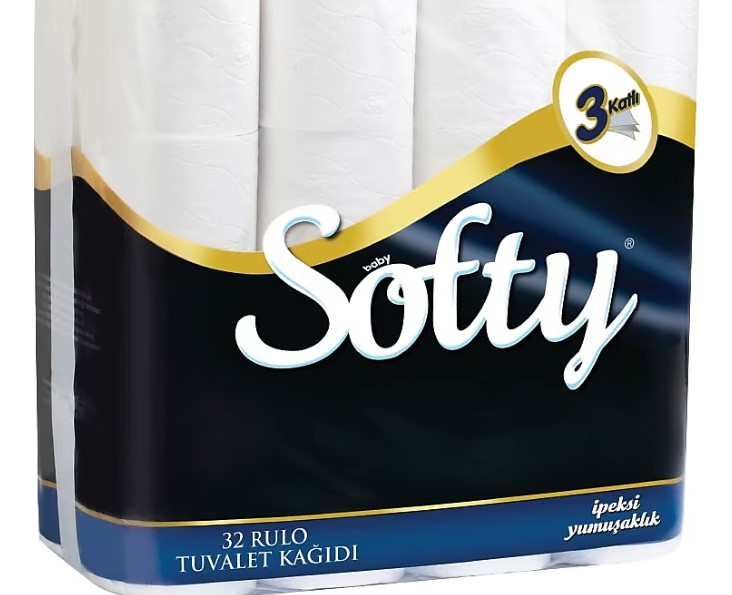Softy 3 Katlı Tuvalet Kağıdı 32'li