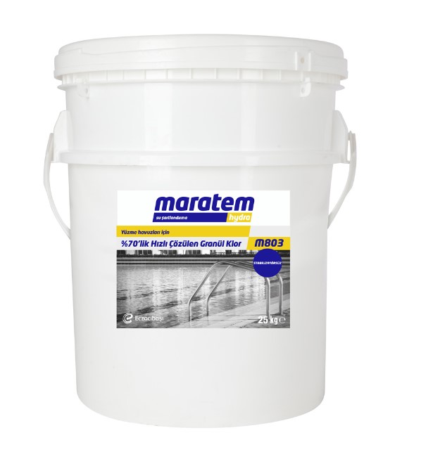 Maratem M803 %70'lık Granül Toz Klor 25KG