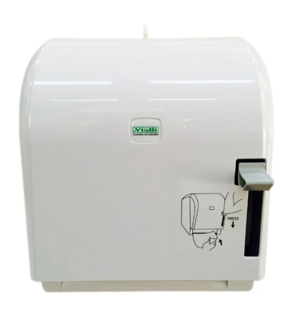 Kollu Rulo Kağıt Havlu Dispenseri (Beyaz)