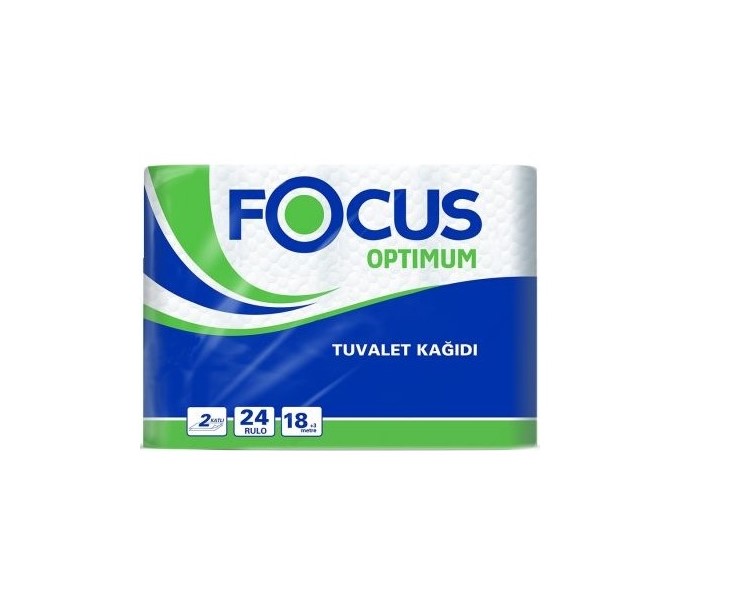 Focus Optimum Çift Katlı Rulo Tuvalet Kağıdı 24 Rulo