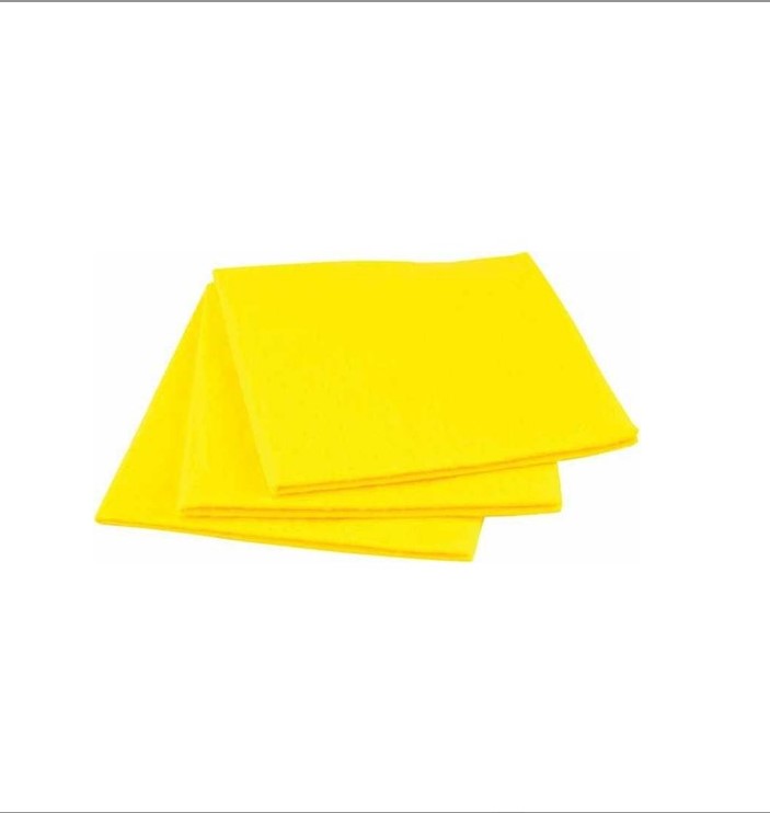 Sarı Bez 30 x 35 cm Genel Mutfak Temizlik Bezi