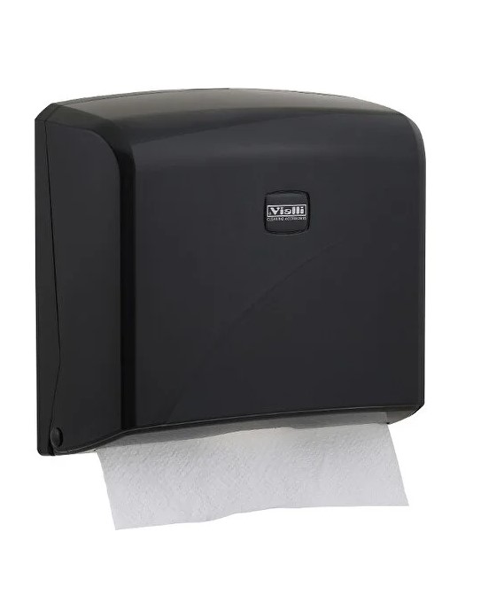 Z Katlı Kağıt Havlu Dispenseri Kapasite 200 Havlu (Siyah)